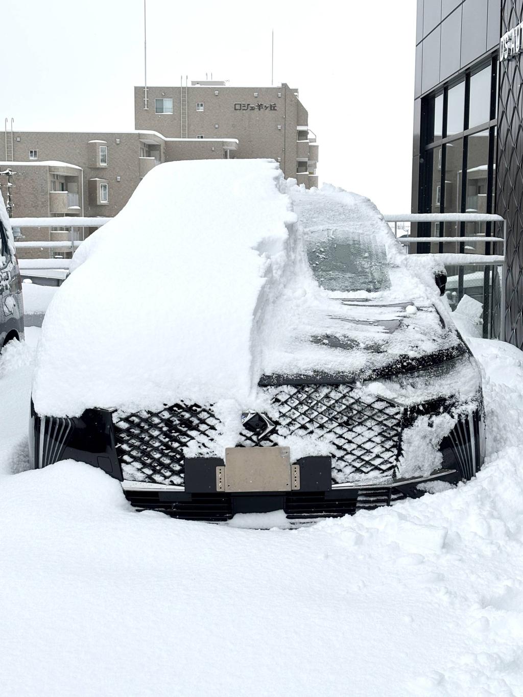 ついにドカ雪！けどこんな時こそ試乗！！