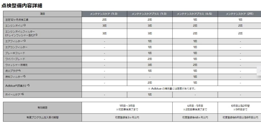 DSのメンテナンスプログラム